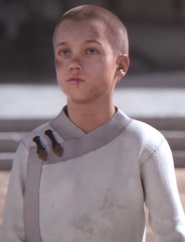 Arcann as a child