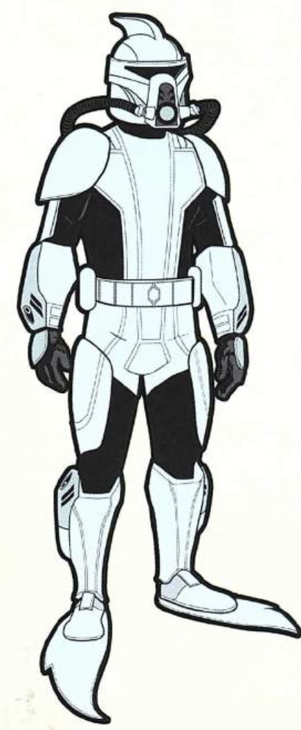 A clone SCUBA trooper