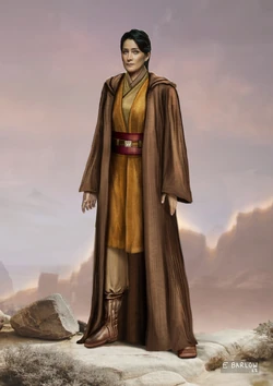 Concept artwork of Indara's costume, Eleanor Barlow[106]