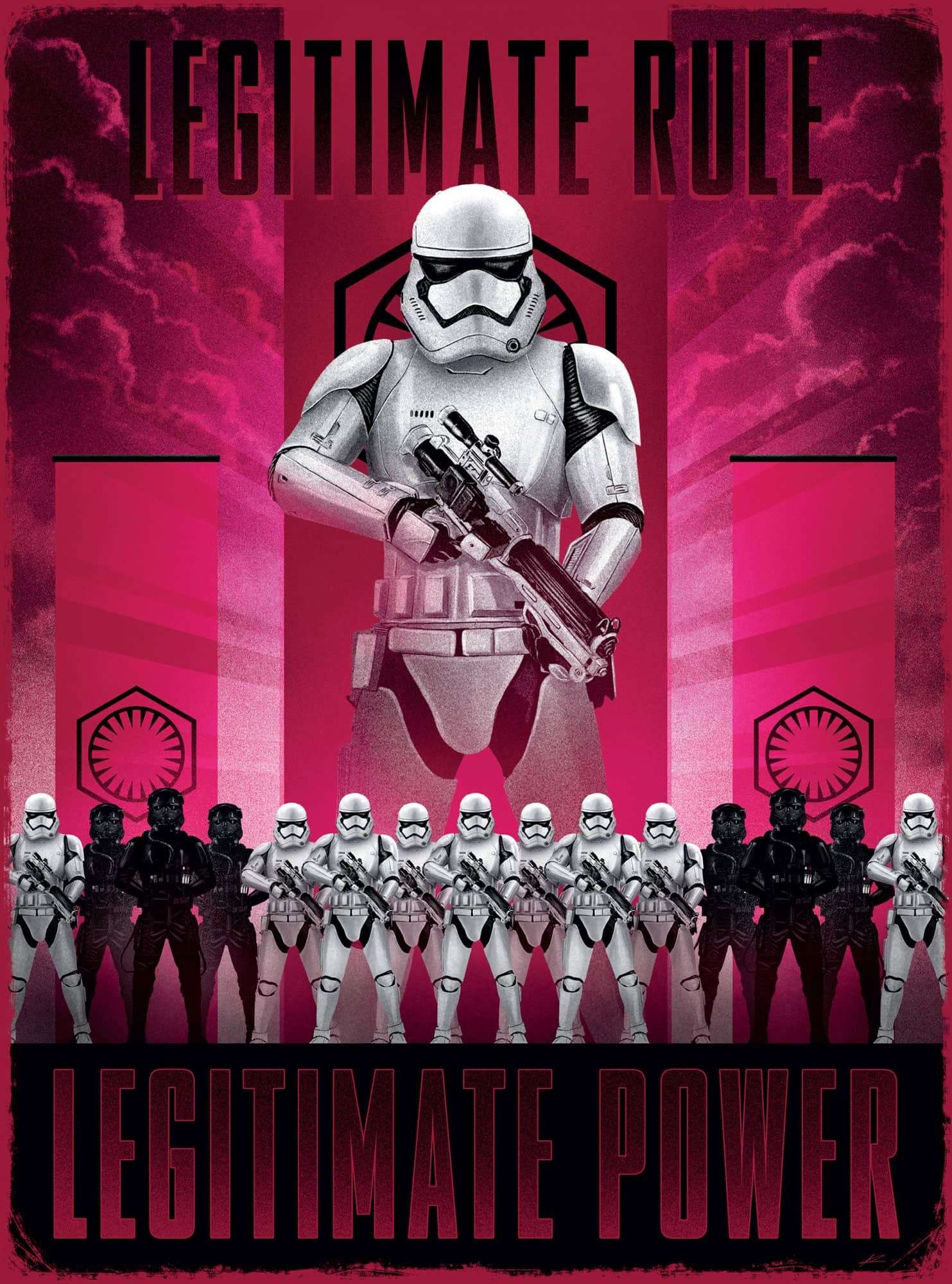 The First Order rose to power as the successor of the Galactic Empire.