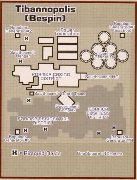 The layout of Tibannopolis