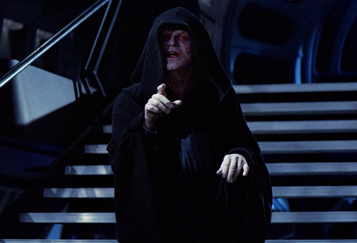 Darth Sidious, who coveted unlimited power, ruled the galaxy as Emperor of the Galactic Empire.