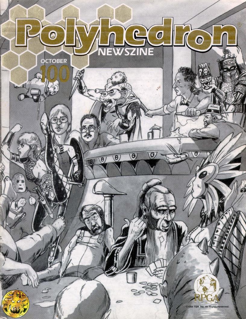 Polyhedron 100 appearance 