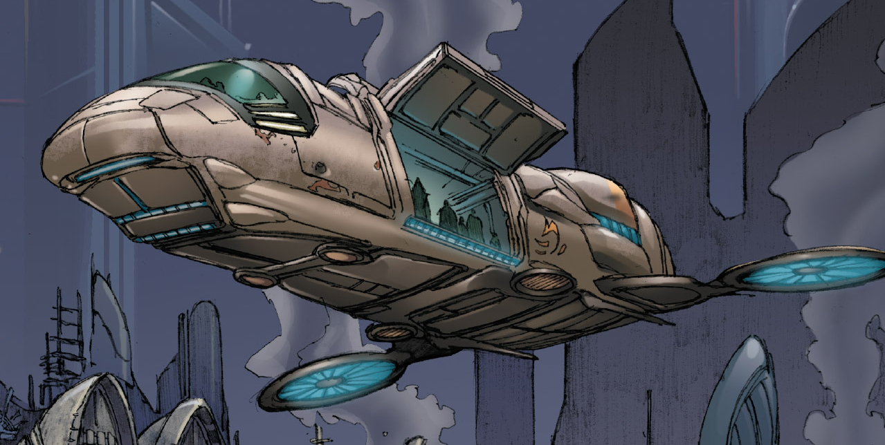 Taris Civil Authority gunship appearance in Common Appearance