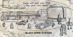 Black Spire Station card