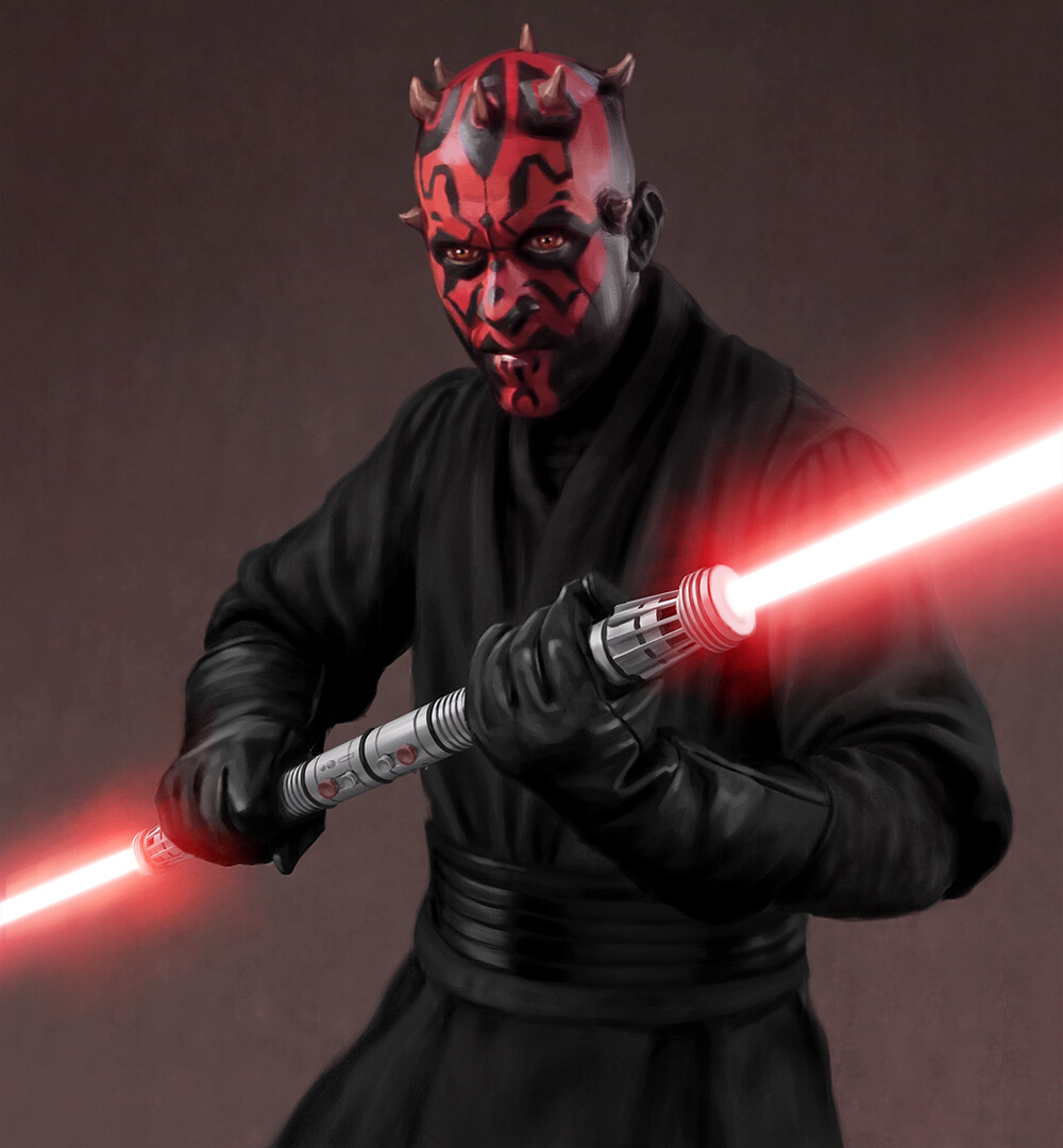 Darth Maul, a Dathomirian Zabrak Sith Lord.