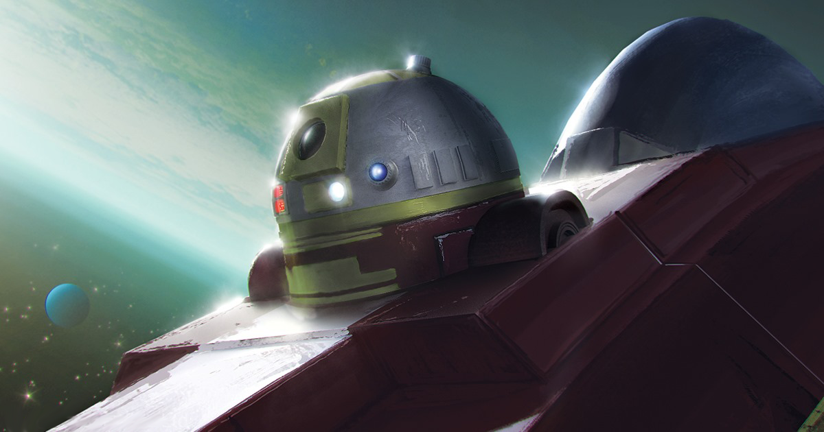 R7-A7 served as Tano's loyal copilot and companion.