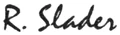 Roark Slader signature