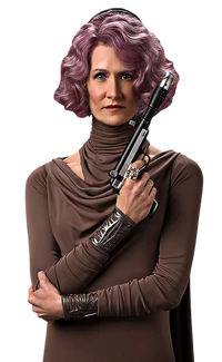 Holdo wielding her Defender 5.