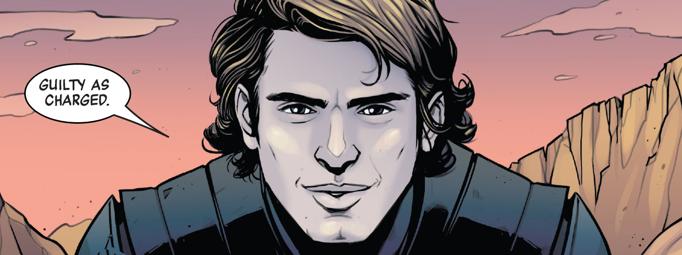 Anakin Skywalker (pictured) conversed with Sister on the rocky planet during a gap between skirmishes.