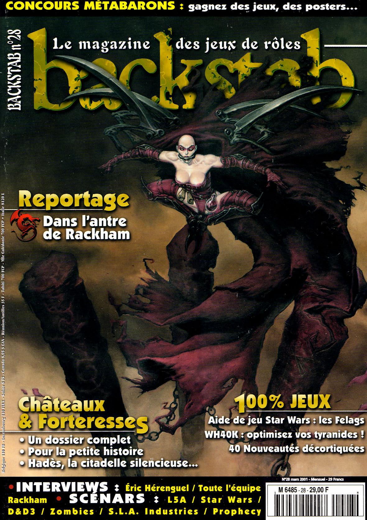 Backstab 28 appearance 