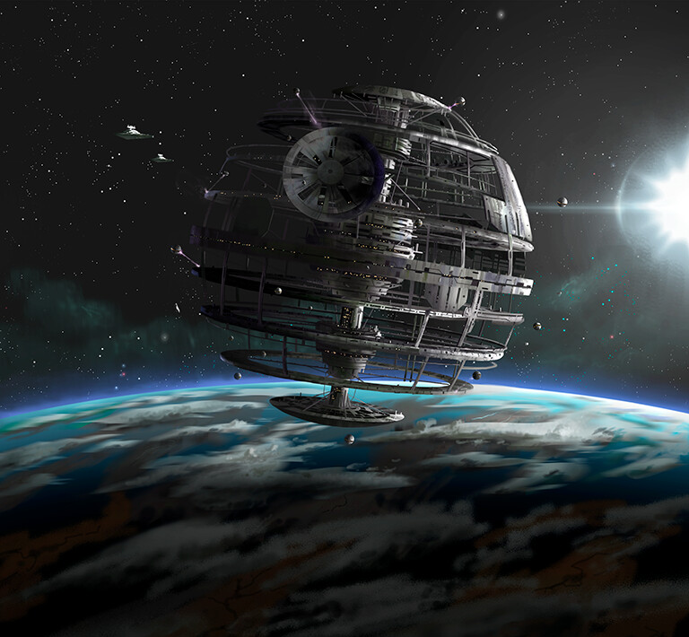 Constructions modules were used during construction of the Death Star.