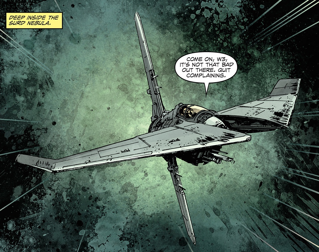 Unidentified Galactic Triumvirate starfighter appearance in Common Appearance