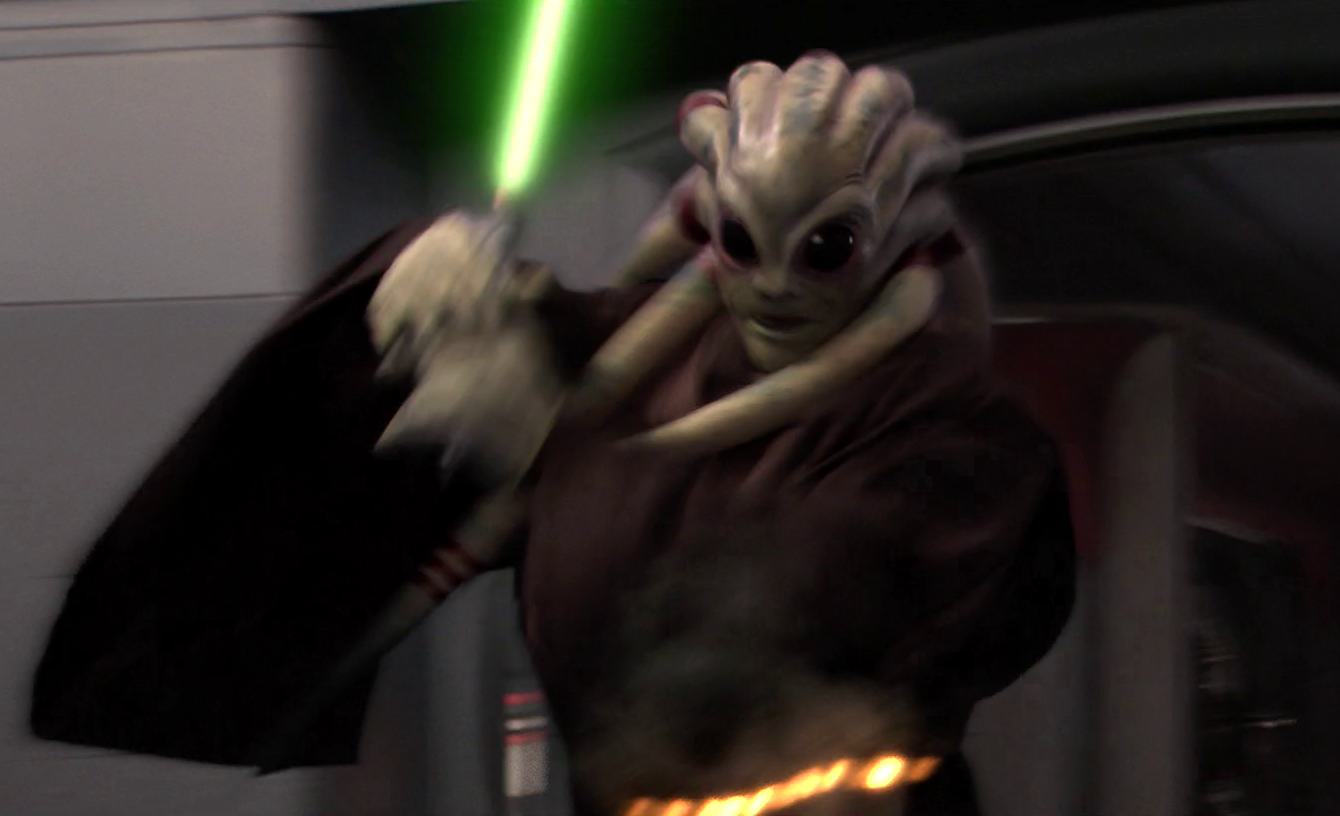 Fisto is killed by Sidious on Coruscant