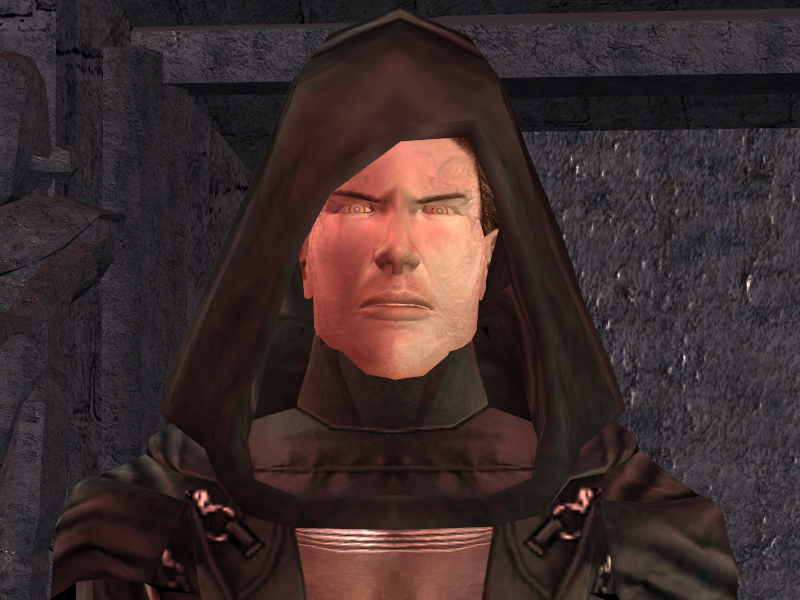 Darth Malak reveals the truth to his former friend and Master aboard the Leviathan.