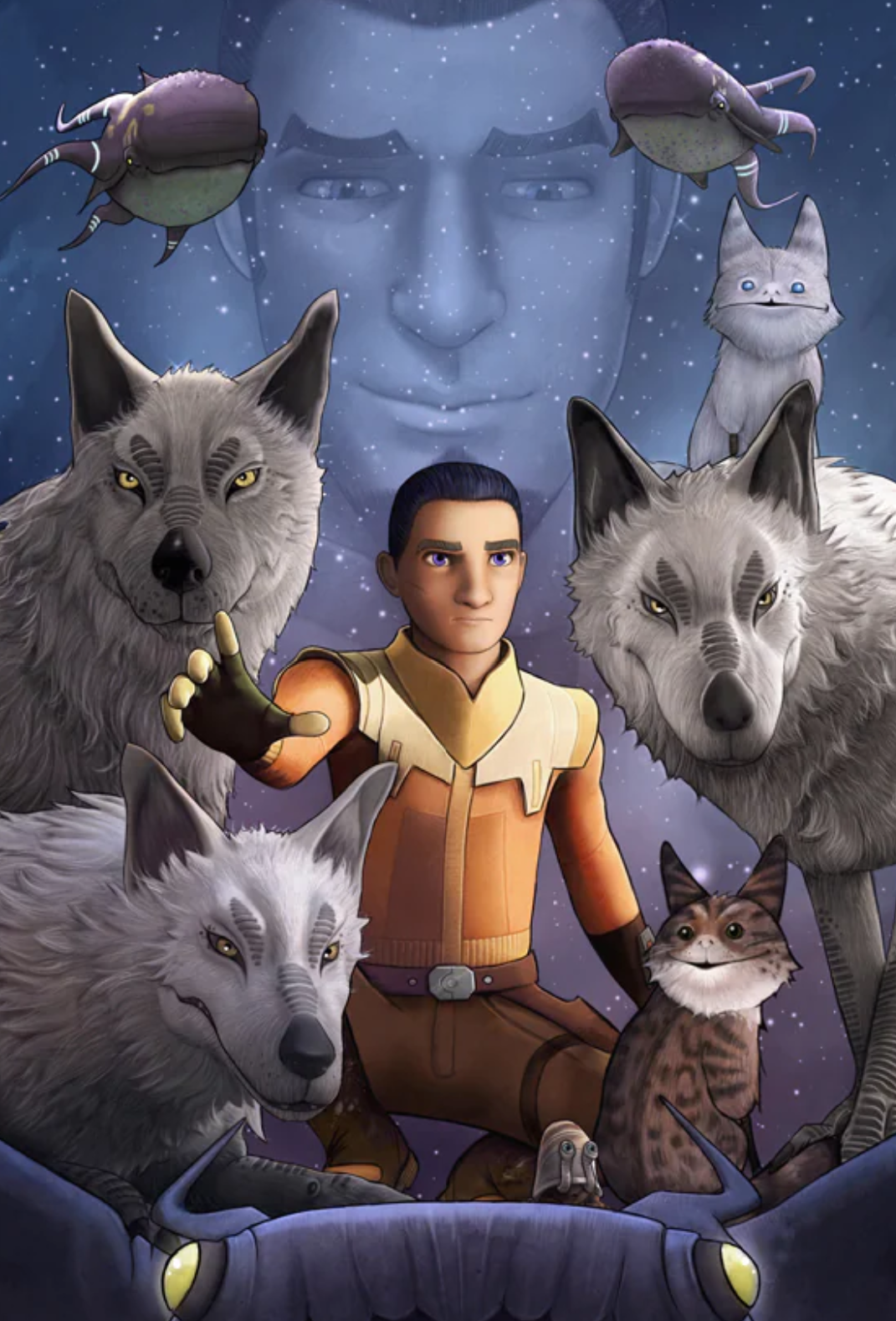 Ezra Bridger, disciple of Kanan Jarrus and master of connecting to nature