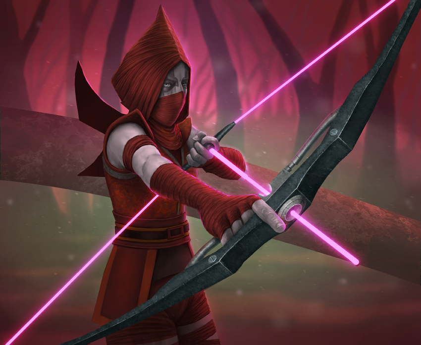 Nightsister energy bow appearance in Common Appearance