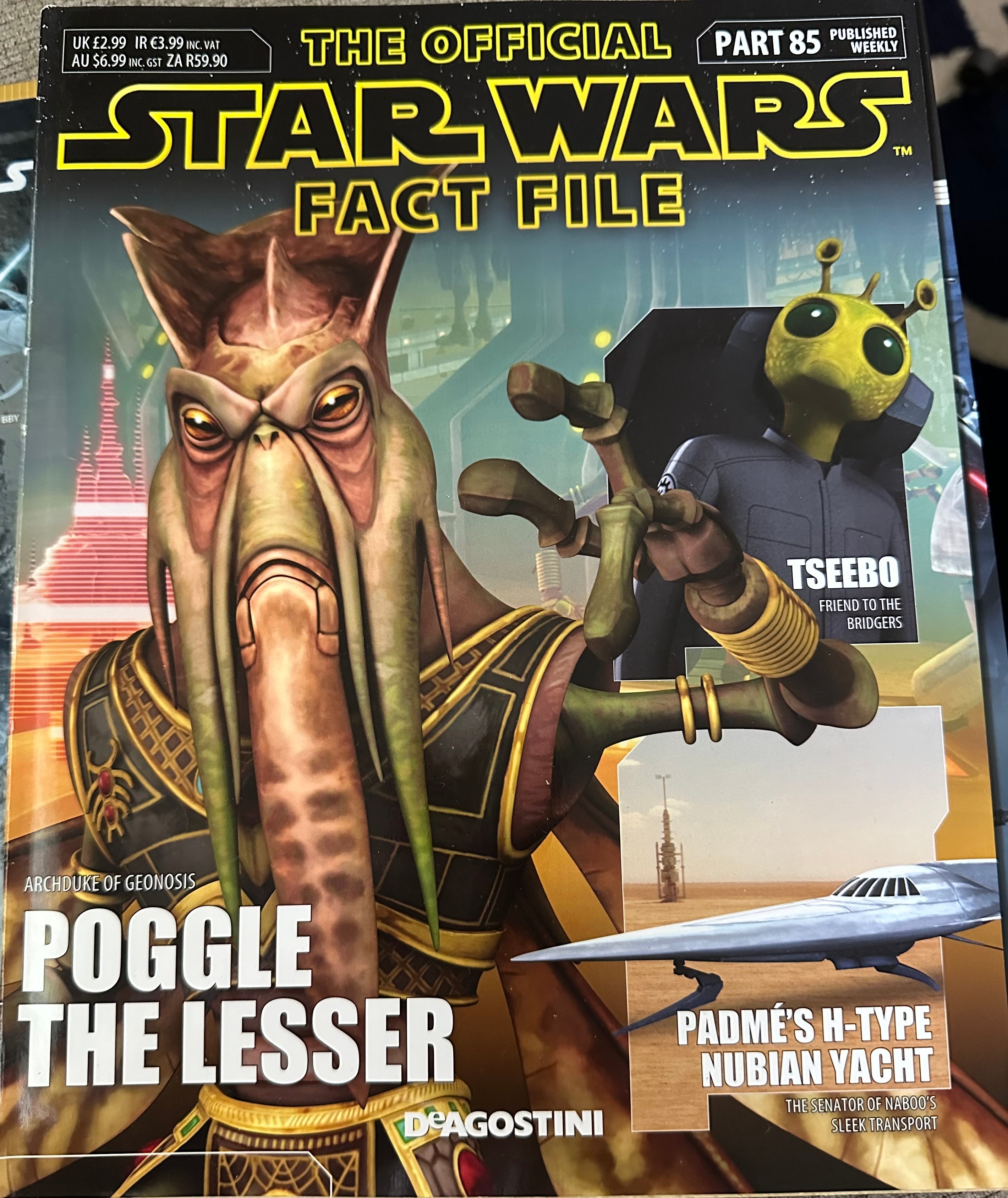 The Official Star Wars Fact File Part 85 appearance 