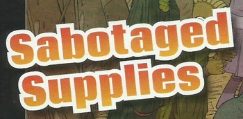 Sabotaged Supplies Title