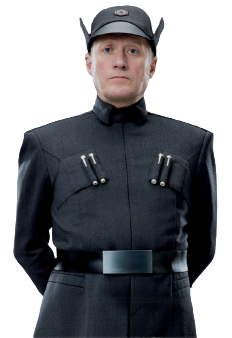 Although he despised General Hux, Captain Peavey felt duty-bound to obey his commanding officer.