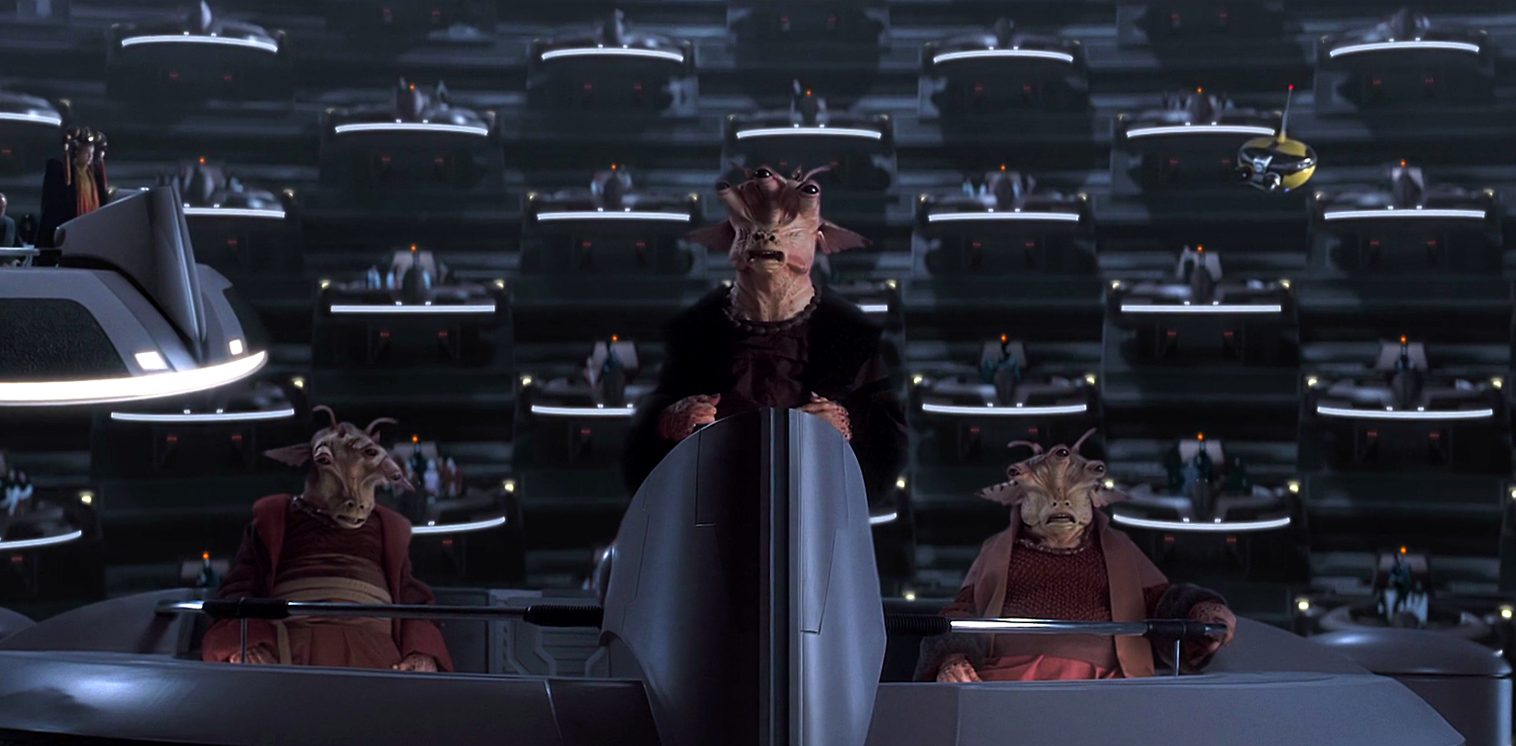 Divo's attempts to reform Coruscant law enforcement faced opposition from corrupt Senator Aks Moe.