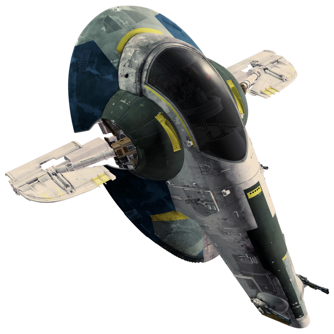 Slave I in Jango Fett's possession