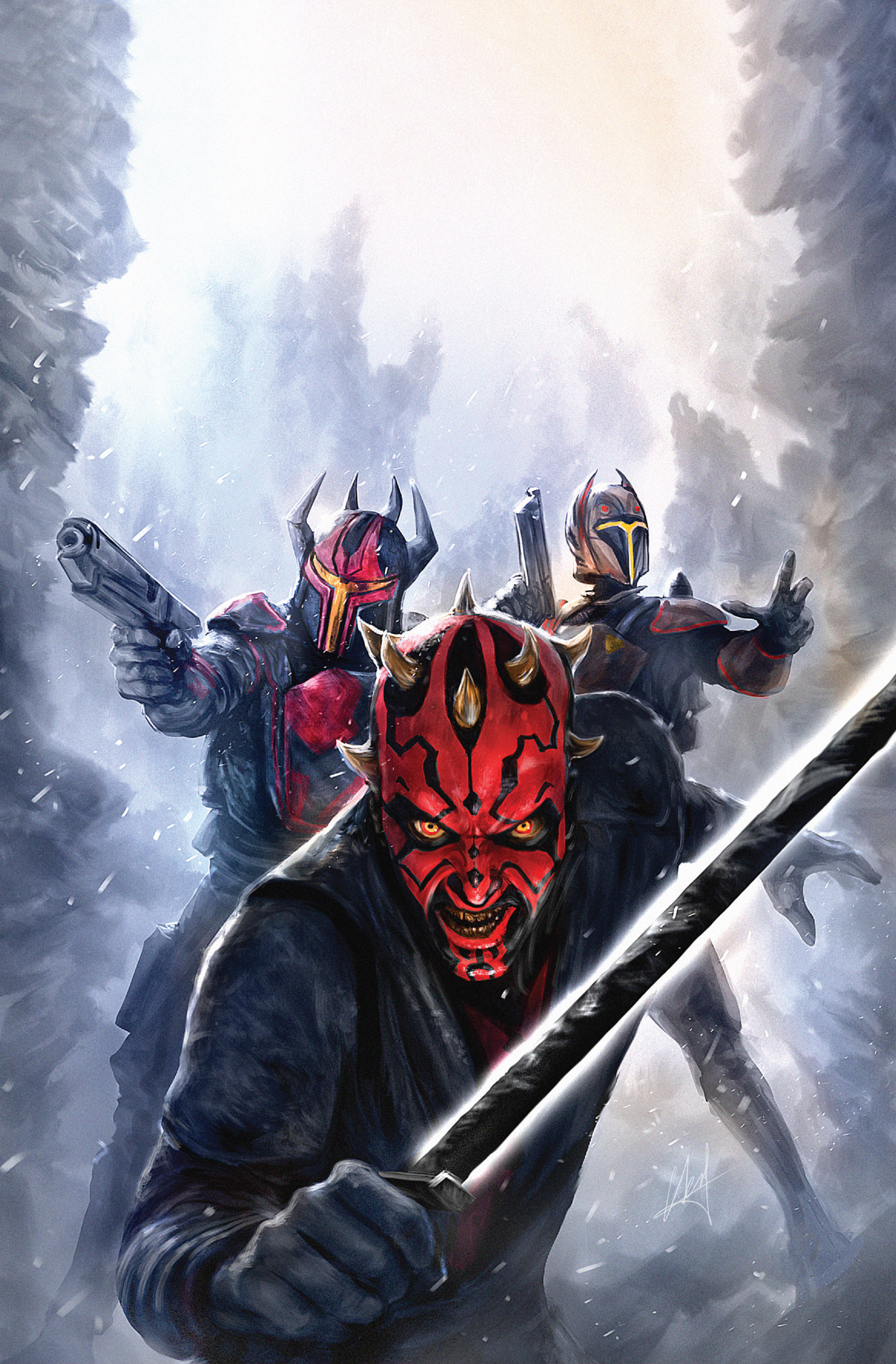 Maul, alongside Gar Saxon and Rook Kast.