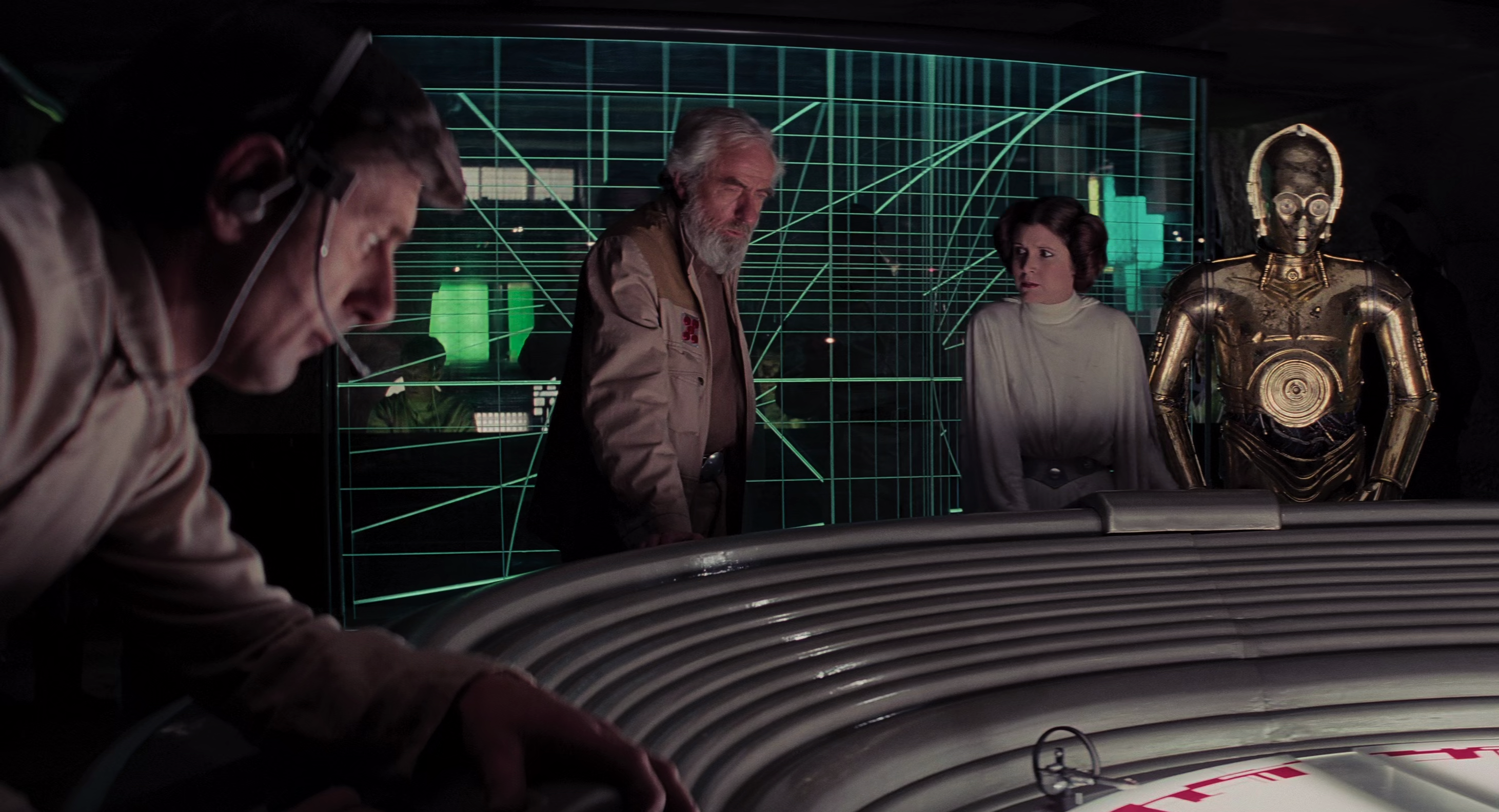 Organa monitored the Battle of Yavin from the Alliance's headquarters.