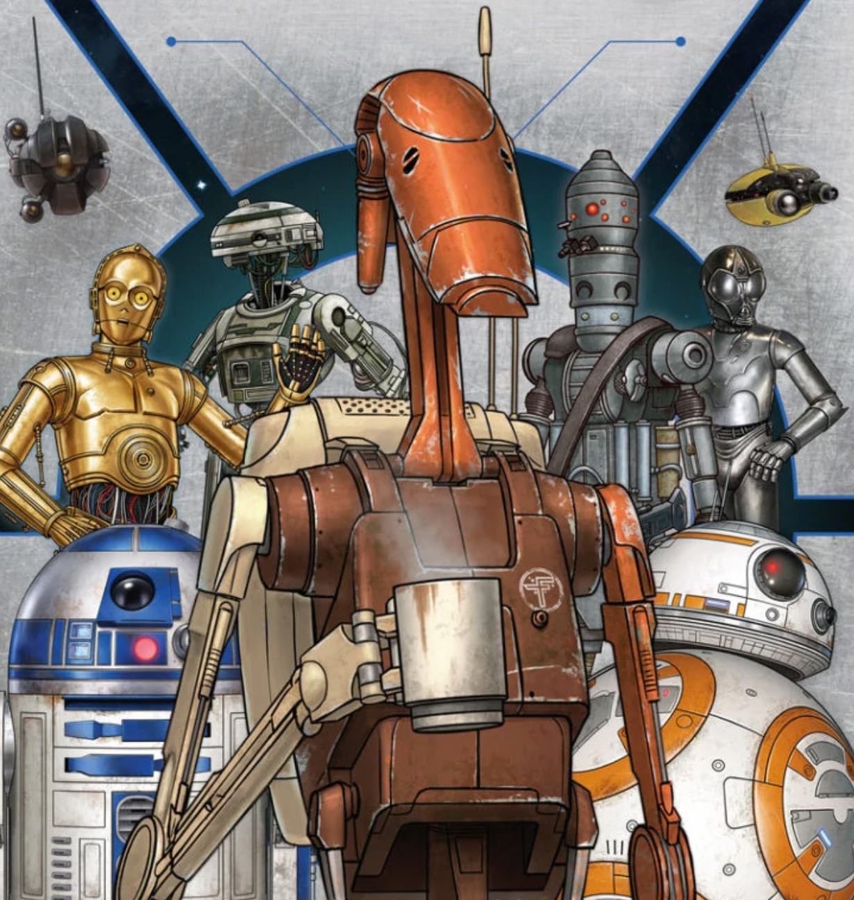 Various droid models existed for many roles.