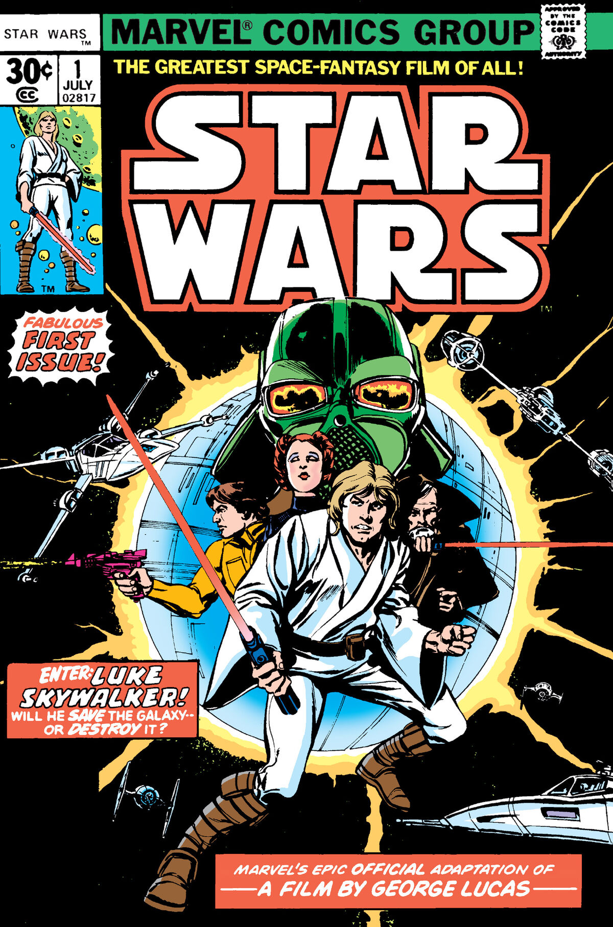 Space Wars-The Magazine Of Science Fantasy 1977 Oct 8.0 VF All About Star  Wars