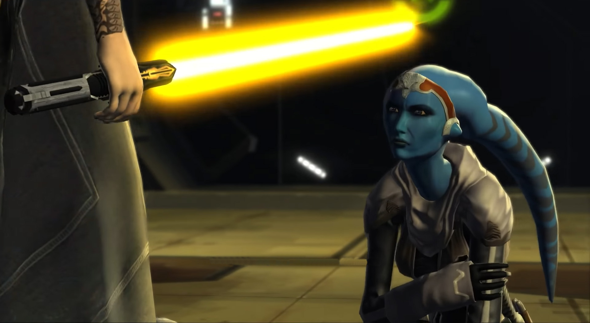 Empress Vaylin threatens Vette's life.