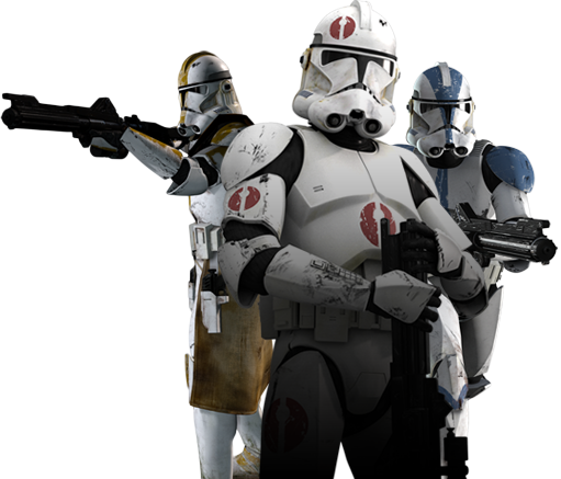 Phase II was a more advanced version of clone trooper armor and saw a rise in color customization amongst the clone army's detachments.