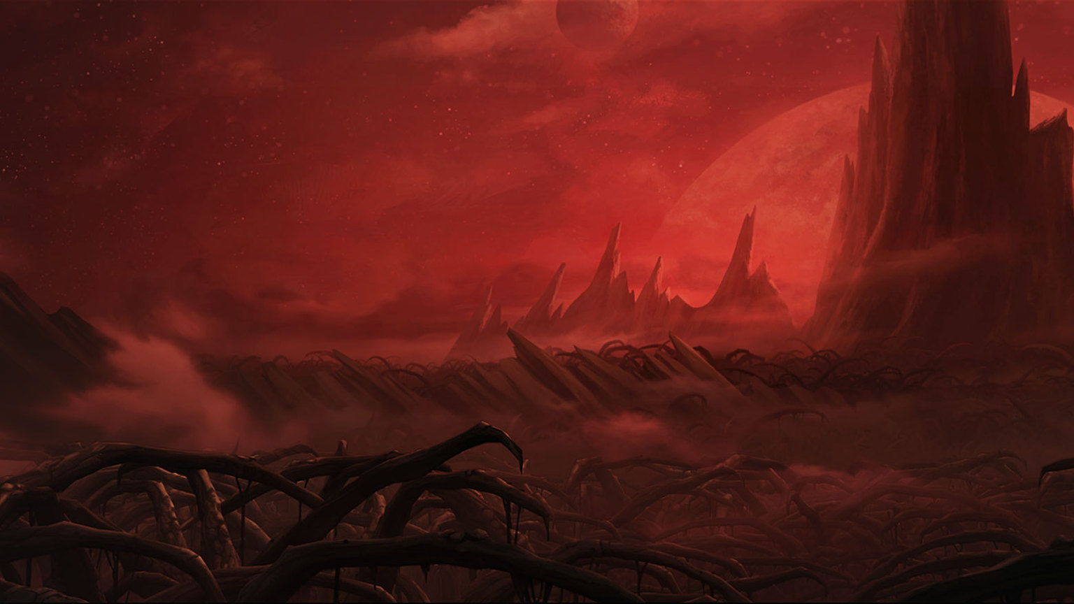 Dathomir, where Ventress trained Vos in the dark side