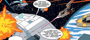 The  is attacked by .