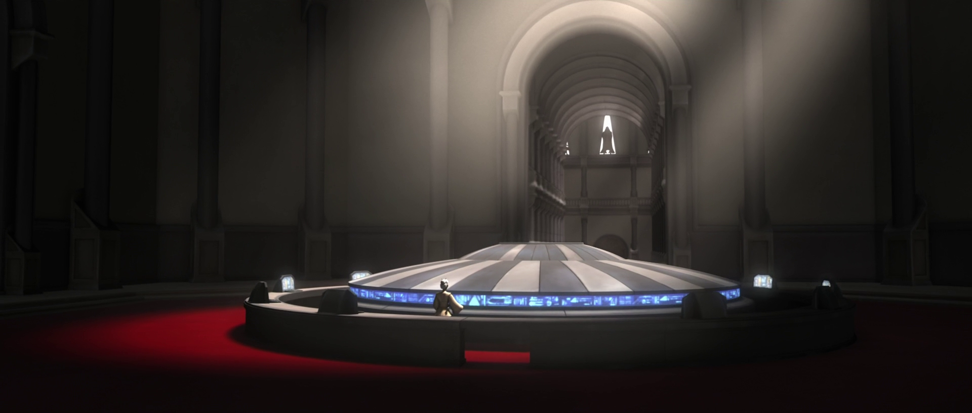 Located in the Jedi Temple on Coruscant, the Jedi Archives was the largest repository of information in the galaxy.