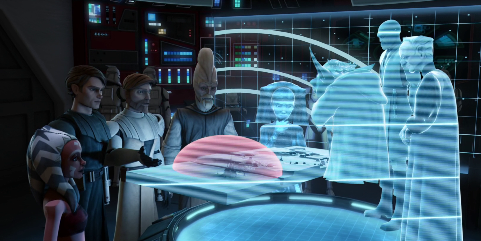 Jedi Generals provided leadership to the Grand Army of the Republic and coordinated strategy with the Supreme Chancellor.