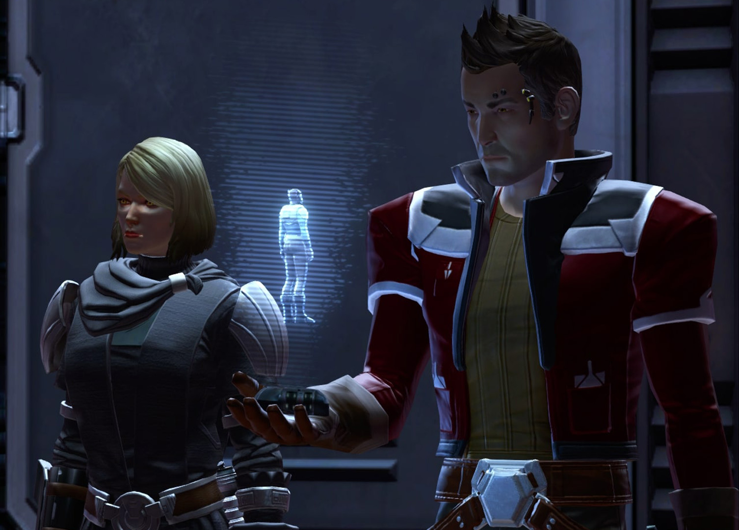 Theron and Lana receive a call from Admiral Aygo.