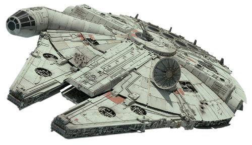 Millennium Falcon Fathead TROS