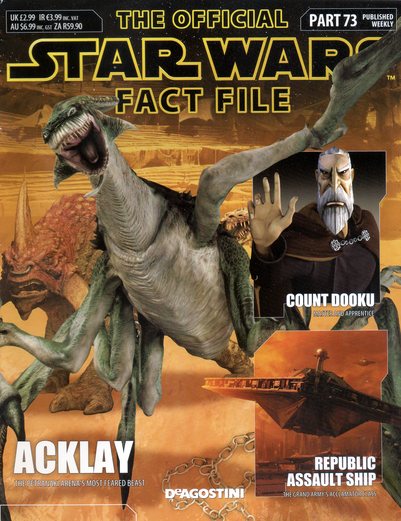 The Official Star Wars Fact File Part 73 appearance in Common Appearance