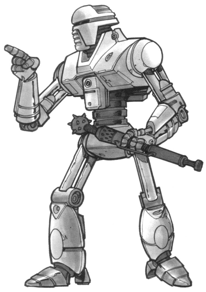 501-Z police droid appearance in Common Appearance