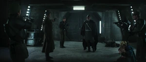 The rebel infiltrator team kidnapped the Aldhani Dam's head officers and Beehaz's family