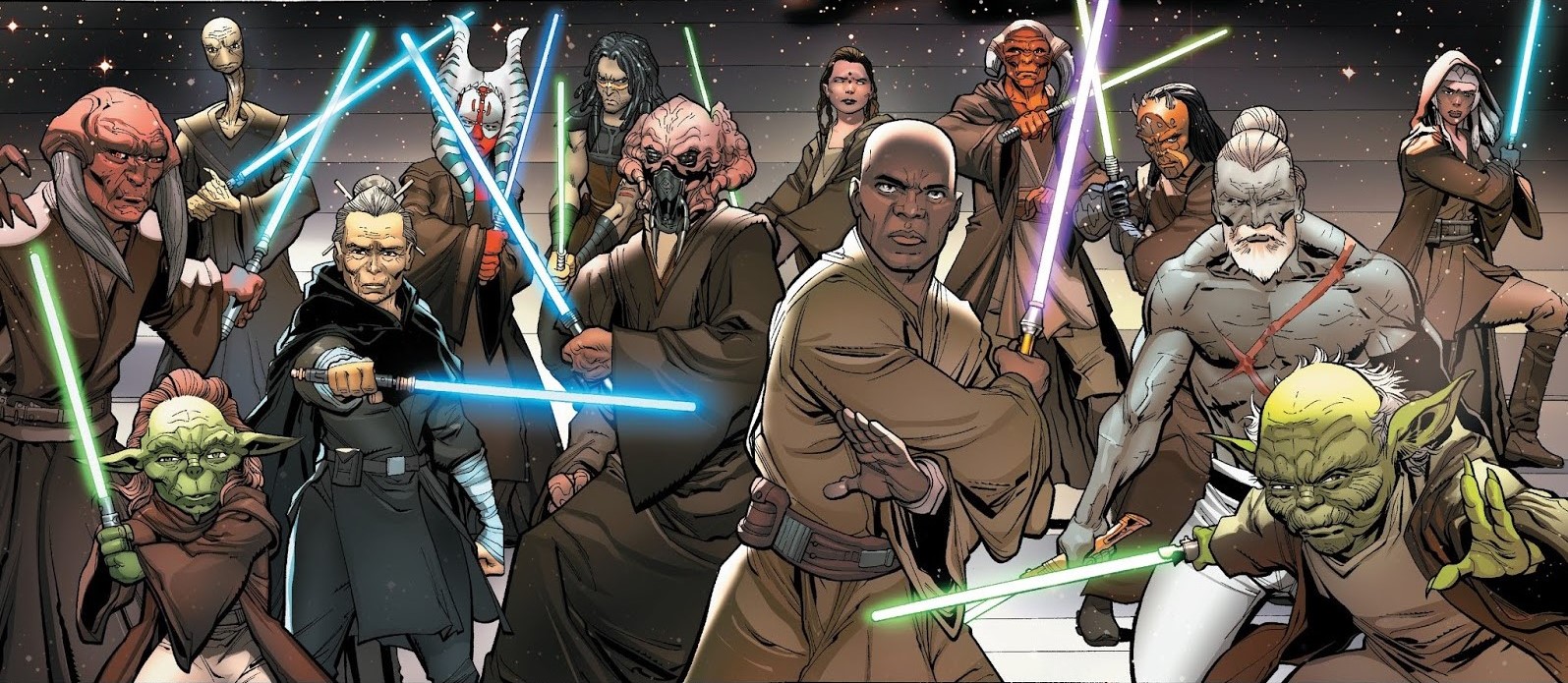 A vision of Plo Koon amongst other Jedi encountered during Vader's vision quest