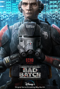 Star Wars The Bad Batch Echo poster