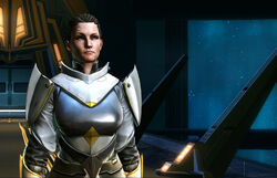 Senya in Eternal Throne room