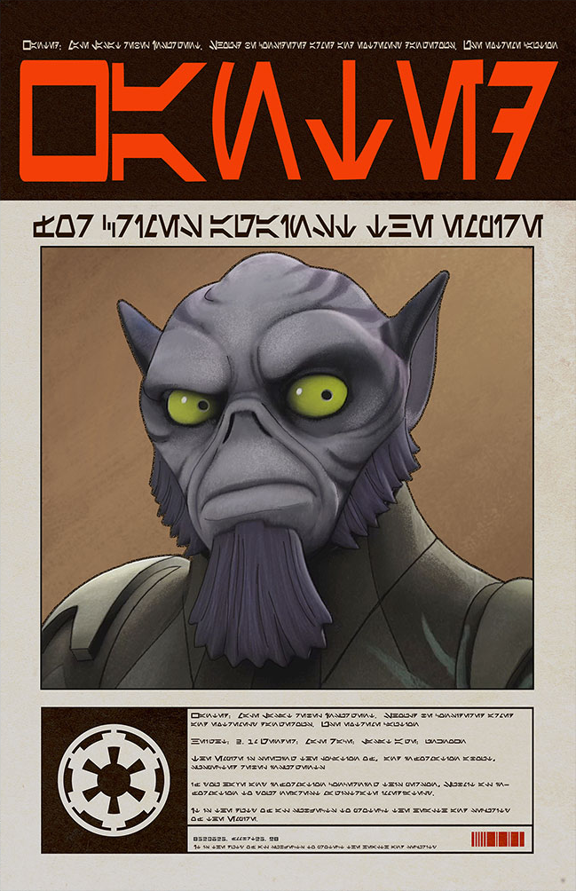 Zeb's Imperial wanted poster