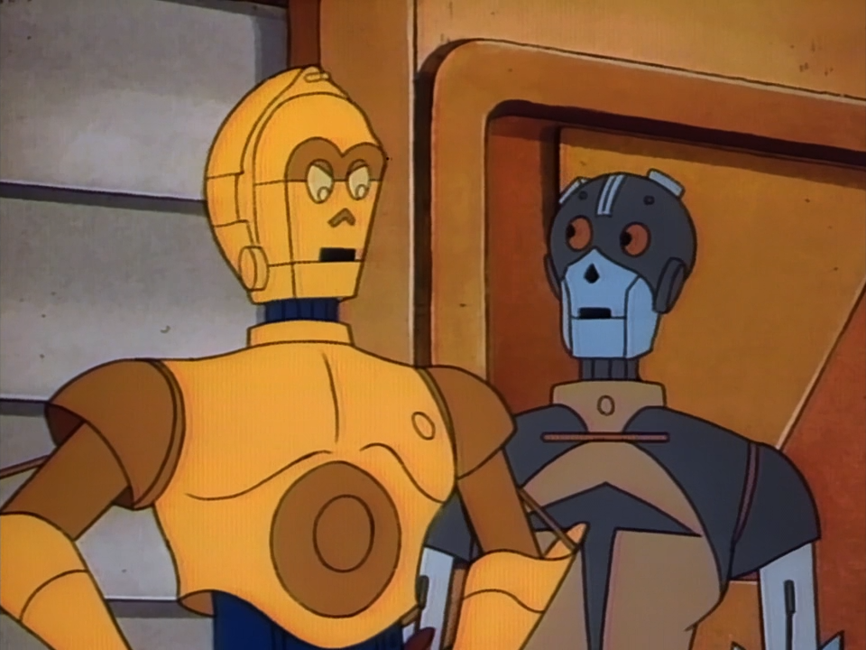 C-3PO unknowingly befriended the duplicitous BL-17, alienating R2-D2 in the process.