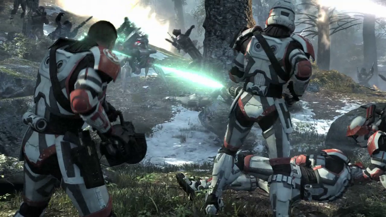 Republic forces engage the Imperials in their guerrilla war.