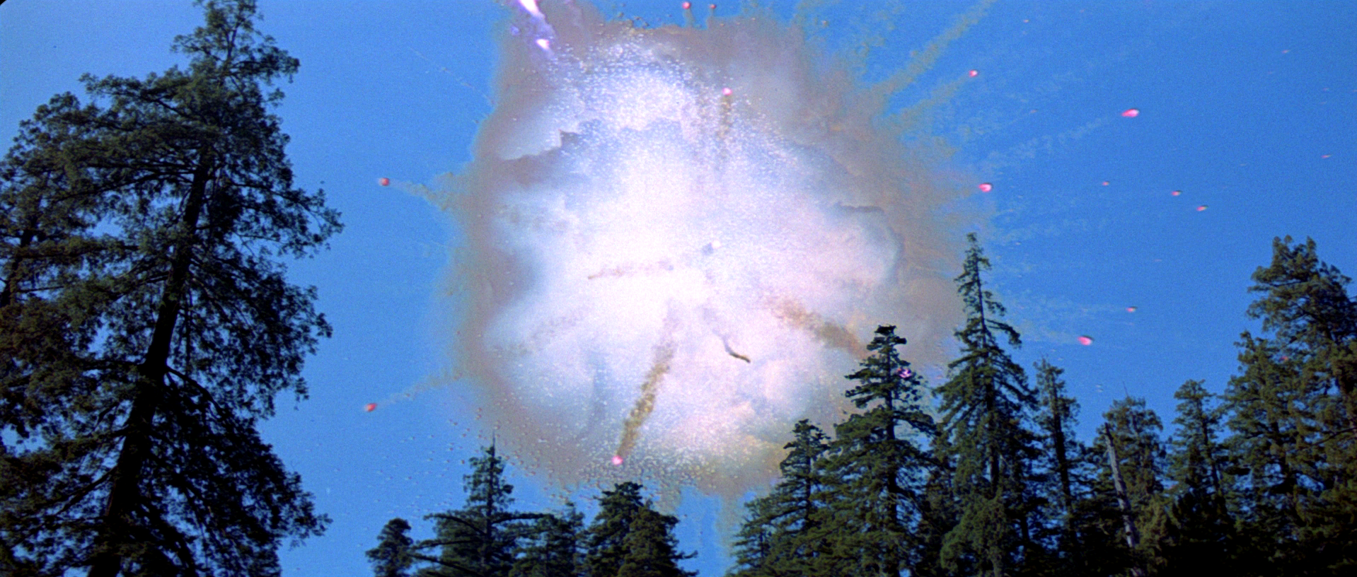 The Death Star II is destroyed over Endor