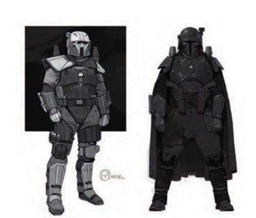 Early designs of Paz Vizsla by Brian Matyas