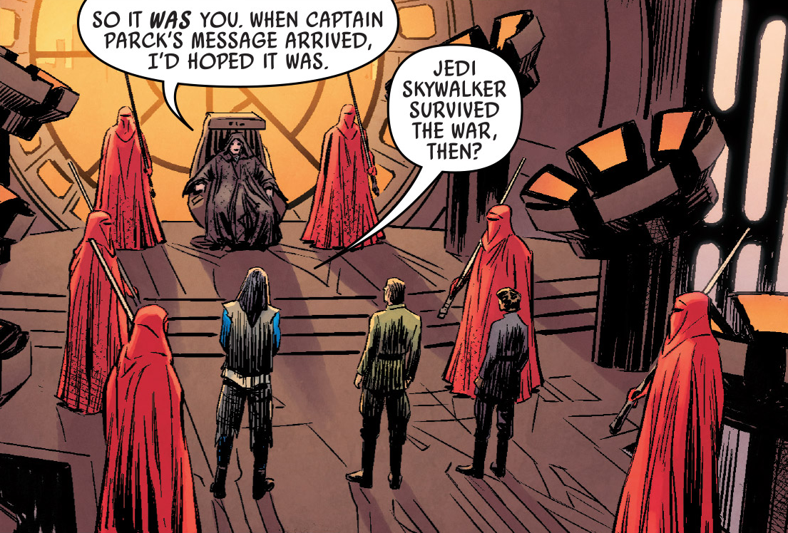 Vanto, Parck and Thrawn meet the Emperor